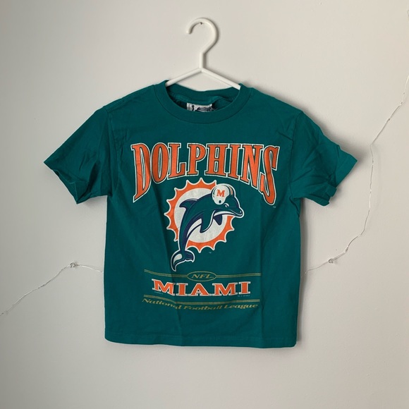 Vintage Kid’s Miami Dolphins Tshirt in Teal - Picture 1 of 6